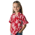 Detroit Red Wings Hawaiian Shirt – Turtle Lines