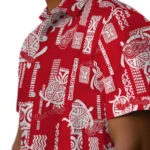 Detroit Red Wings Hawaiian Shirt – Turtle Lines