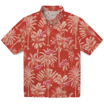 detroit red wings palm shadows red hawaiian shirts best selling