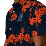 Detroit Tigers Hawaiian Shirt – 50th State Flower