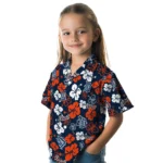 Detroit Tigers Hawaiian Shirt – Hibiscus Flower Design