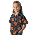 Detroit Tigers Hawaiian Shirt – Hibiscus Foliage