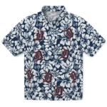 Detroit Tigers Hawaiian Shirt – Hibiscus Motif