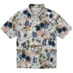 Detroit Tigers Hawaiian Shirt – Hibiscus Seaside