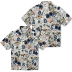 Detroit Tigers Hawaiian Shirt – Hibiscus Seaside
