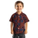 Detroit Tigers Hawaiian Shirt – Leaf Outline