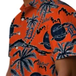 Detroit Tigers Hawaiian Shirt – Palm Sunset