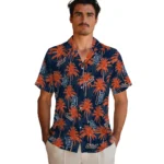 Detroit Tigers Hawaiian Shirt – Palm Tree Motif