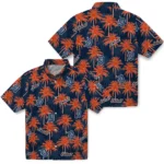 Detroit Tigers Hawaiian Shirt – Palm Tree Motif