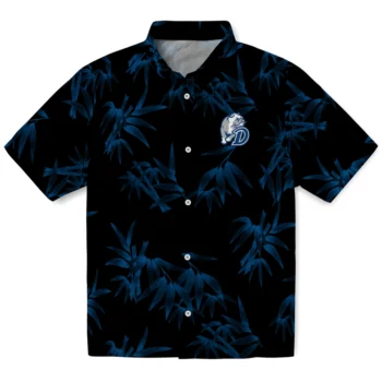 drake bulldogs bamboo branches blue black hawaiian shirts best selling