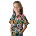 Drake Bulldogs Hawaiian Shirt – Brilliant Hibiscus Garden
