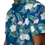 Drake Bulldogs Hawaiian Shirt – Flamingo and Hibiscus