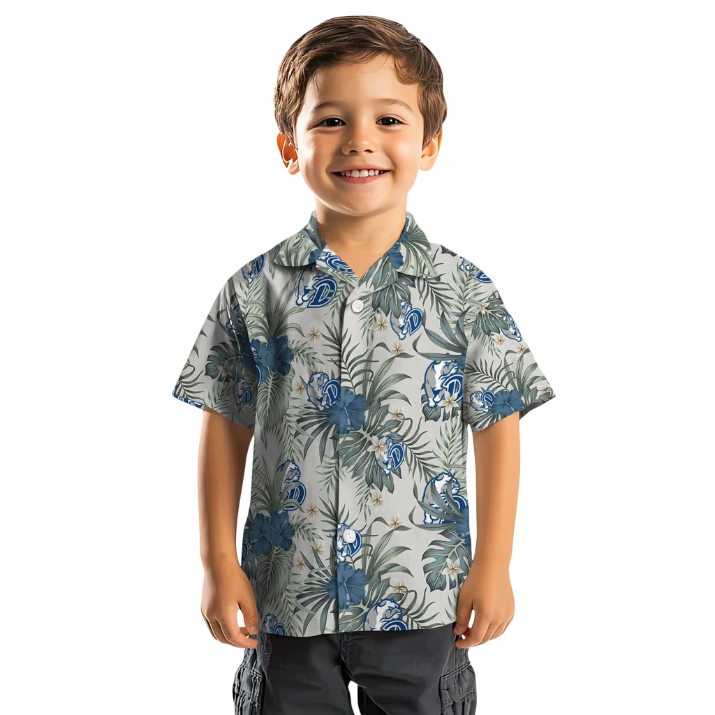 Drake Bulldogs Hawaiian Shirt - Hibiscus Designs drake bulldogs hibiscus designs beige hawaiian shirts top rated