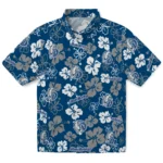 Drake Bulldogs Hawaiian Shirt – Hibiscus Flower Design