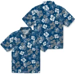 Drake Bulldogs Hawaiian Shirt – Hibiscus Flower Design