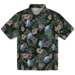 Drake Bulldogs Hawaiian Shirt – Hibiscus Leaves Pattern