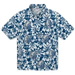 Drake Bulldogs Hawaiian Shirt – Hibiscus Motif
