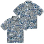 Drake Bulldogs Hawaiian Shirt – Hibiscus Overlay