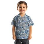 Drake Bulldogs Hawaiian Shirt – Hibiscus Overlay