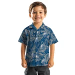 Drake Bulldogs Hawaiian Shirt – Monstera Layer