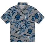 Drake Bulldogs Hawaiian Shirt – Palm Sunset