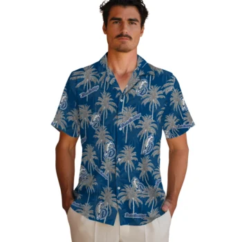 drake bulldogs palm grove blue hawaiian shirts fashion forward