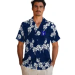 Duke Blue Devils Hawaiian Shirt – 50th State Flower