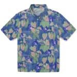 Duke Blue Devils Hawaiian Shirt – Anthurium Overlay