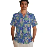 Duke Blue Devils Hawaiian Shirt – Anthurium Overlay