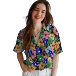 Duke Blue Devils Hawaiian Shirt – Brilliant Hibiscus Garden