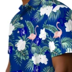 Duke Blue Devils Hawaiian Shirt – Flamingo and Hibiscus