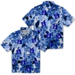 Duke Blue Devils Hawaiian Shirt – Hibiscus Arrangement