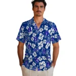 Duke Blue Devils Hawaiian Shirt – Hibiscus Flower Design