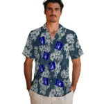 Duke Blue Devils Hawaiian Shirt – Hibiscus Flowers