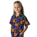 Duke Blue Devils Hawaiian Shirt – Hibiscus Foliage