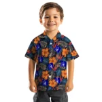 Duke Blue Devils Hawaiian Shirt – Hibiscus Foliage