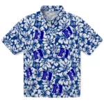 Duke Blue Devils Hawaiian Shirt – Hibiscus Motif