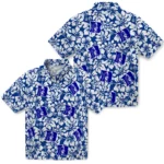 Duke Blue Devils Hawaiian Shirt – Hibiscus Motif