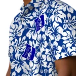 Duke Blue Devils Hawaiian Shirt – Hibiscus Motif