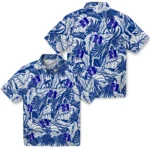 Duke Blue Devils Hawaiian Shirt – Monstera Layer