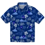 Duke Blue Devils Hawaiian Shirt – Palm And Clouds