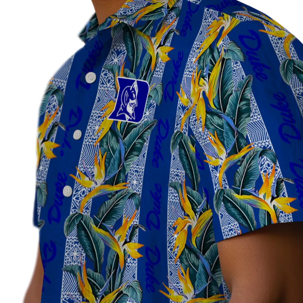 Duke Blue Devils Hawaiian Shirt - Paradise Vines duke blue devils paradise vines blue hawaiian shirts trendy