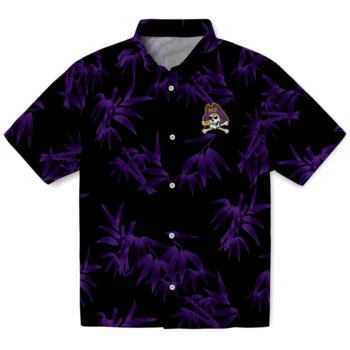 east carolina pirates bamboo branches purple black hawaiian shirts best selling