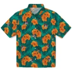 East Carolina Pirates Hawaiian Shirt – Hibiscus and Palm Leaves