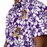 East Carolina Pirates Hawaiian Shirt – Hibiscus Motif