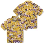 East Carolina Pirates Hawaiian Shirt – Hibiscus Overlay