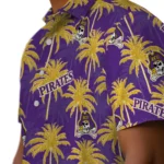 East Carolina Pirates Hawaiian Shirt – Palm Tree Motif