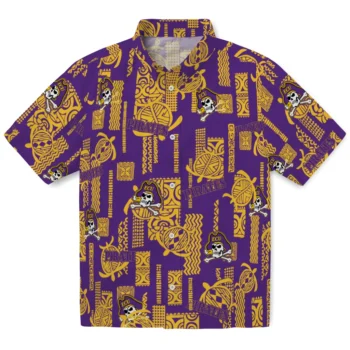 east carolina pirates turtle lines purple hawaiian shirts best selling