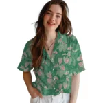 Eastern Michigan Eagles Hawaiian Shirt – Anthurium Overlay