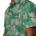 Eastern Michigan Eagles Hawaiian Shirt – Anthurium Overlay